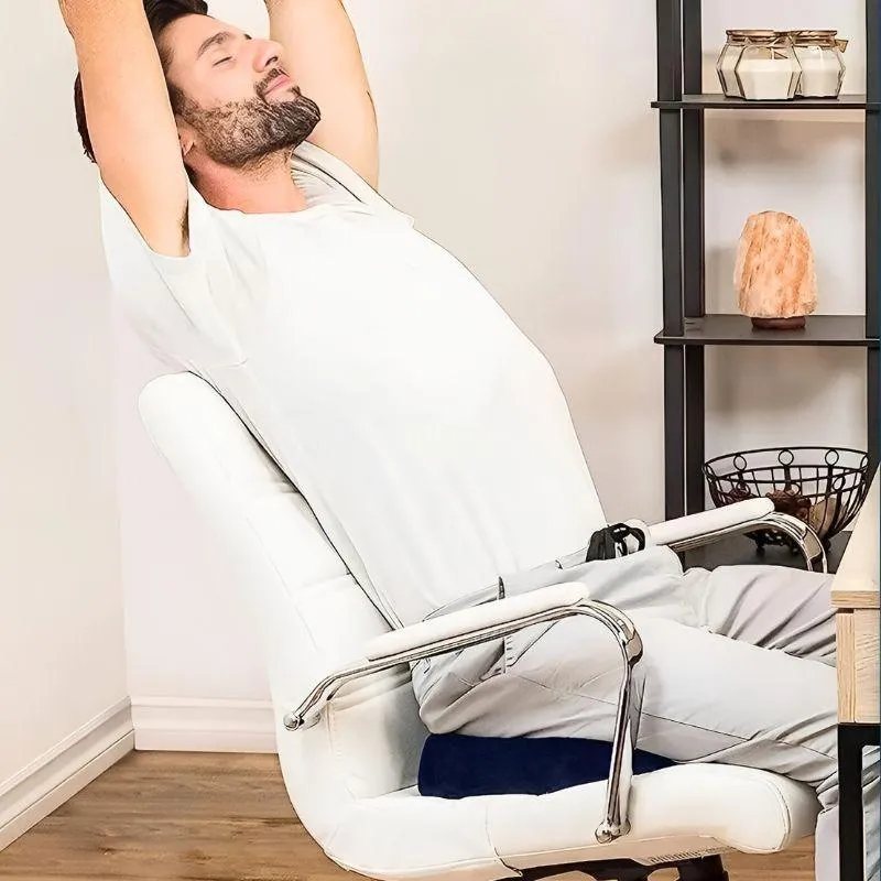 PosturaFlex™ – Ergonomisches Memory-Schaum-Kissen zur Entlastung von Rücken und Steißbein