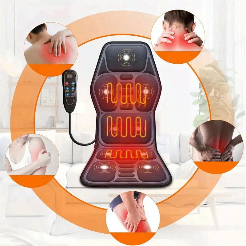RelaxMax™ – Ergonomisches Stuhlkissen mit Vollmassage und wohltuender Wärme