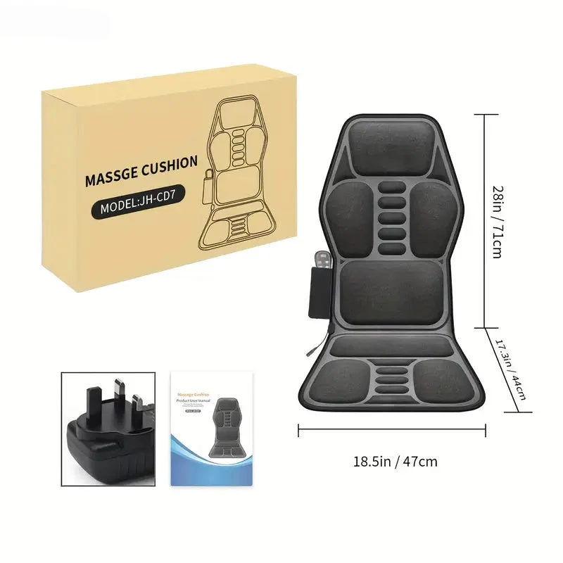 RelaxMax™ – Ergonomisches Stuhlkissen mit Vollmassage und wohltuender Wärme