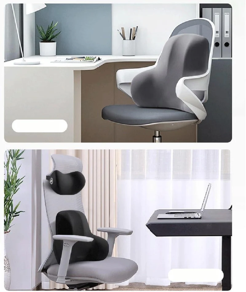 SpineEase™ – Ergonomisches Lendenkissen für den Rücken mit waschbarem Bezug