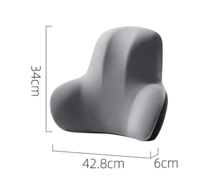 SpineEase™ – Ergonomisches Lendenkissen für den Rücken mit waschbarem Bezug