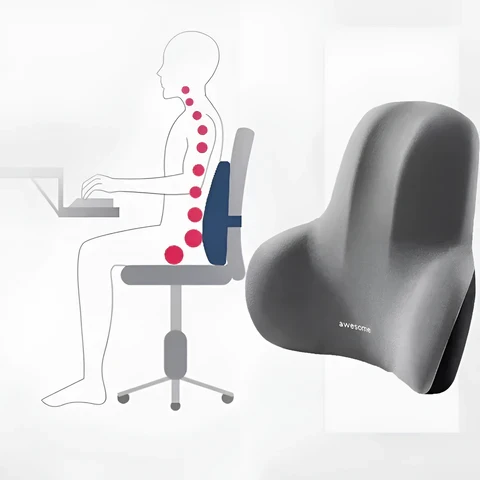 Ergonomisches Lendenkissen aus Memory-Schaum