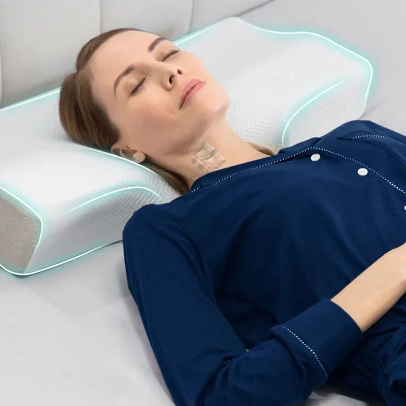 SpinaSoft™ – Ergonomisches Nackenkissen mit Memory-Schaum