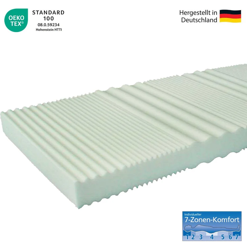 7-Zonen Kaltschaummatratze Wismar, Höhe 18 cm