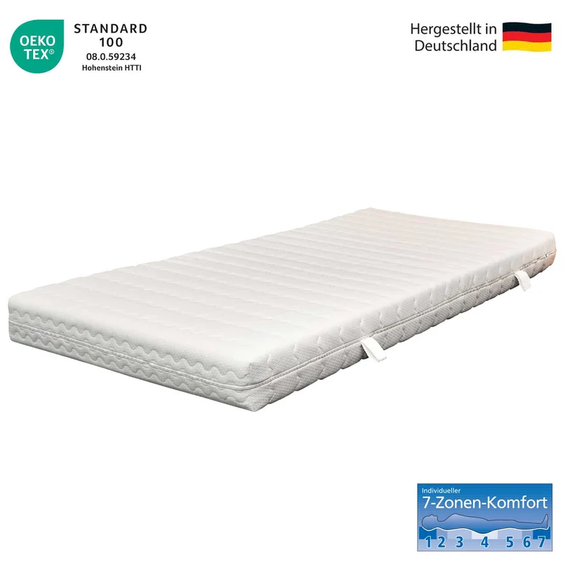 7-Zonen Kaltschaummatratze Aachen, Höhe 15 cm