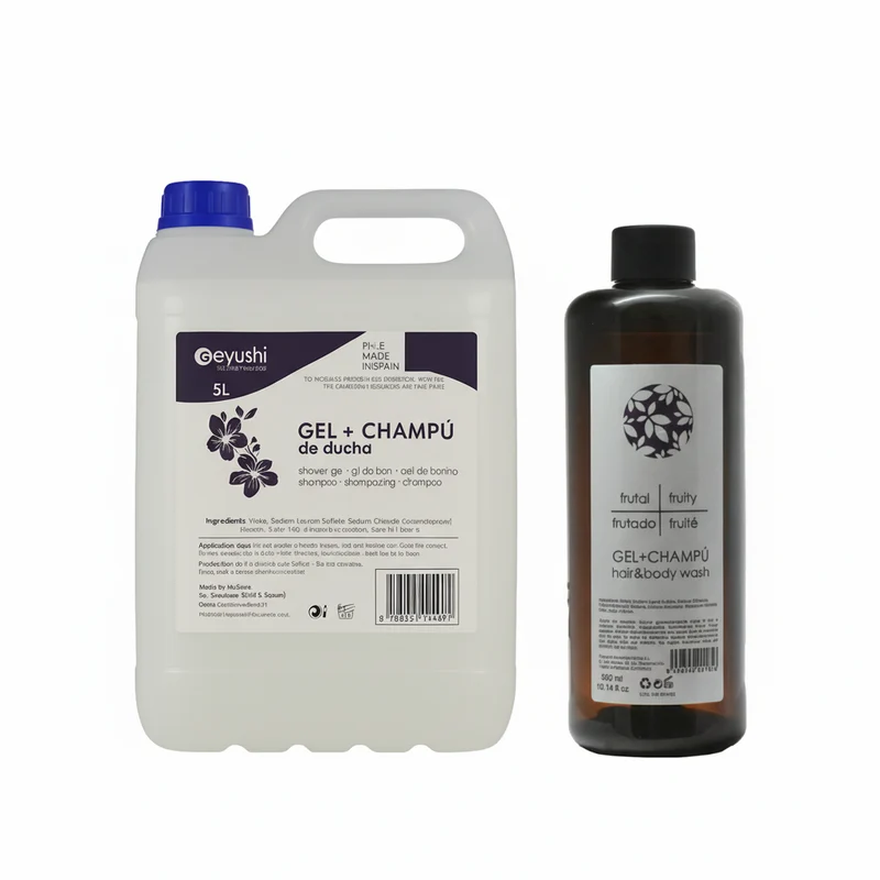 Garrafa de Gel + Champú de Baño x 5 litros