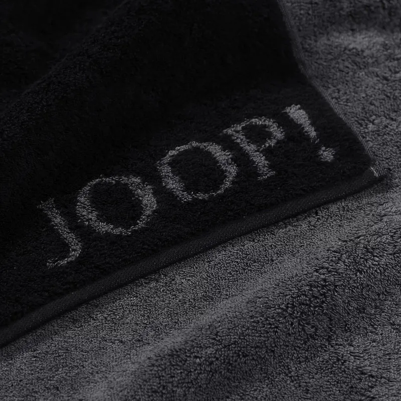 JOOP! Handtuch Duschtuch Set 3-teilig 1600-90 Classic schwarz anthra.