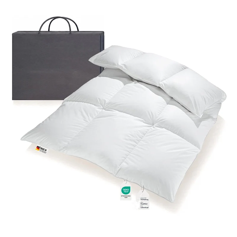 Daunendecke 155 x 220 cm extra warm sibirische Daunen