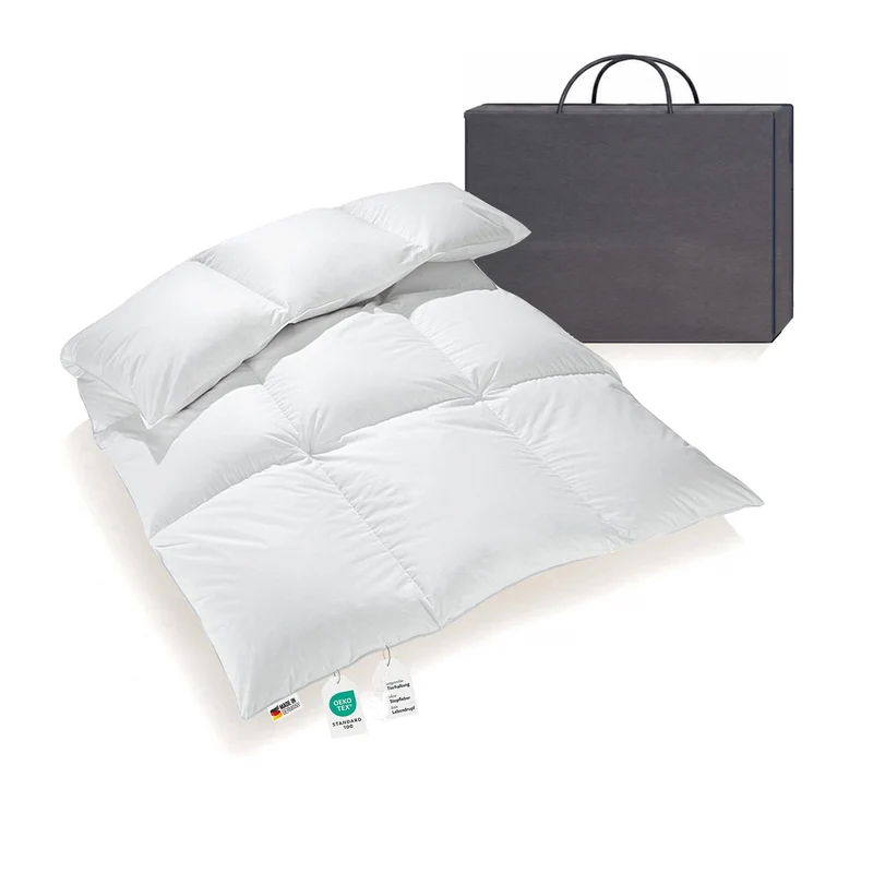 Daunendecke 135 x 200 cm extra warm sibirische Daunen
