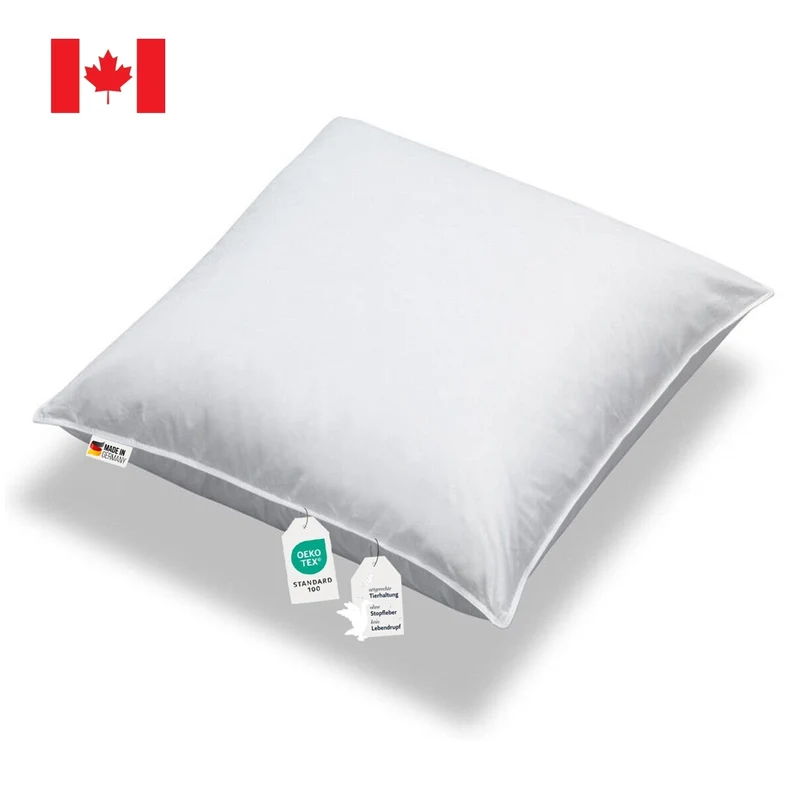 3 Kammer Kopfkissen extra voluminös 1180g canadische Daunen 80x80