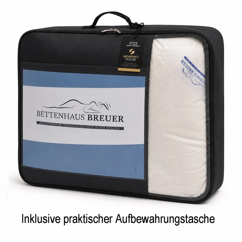 Daunendecke 155 x 220 cm Sommer 60% Daunen
