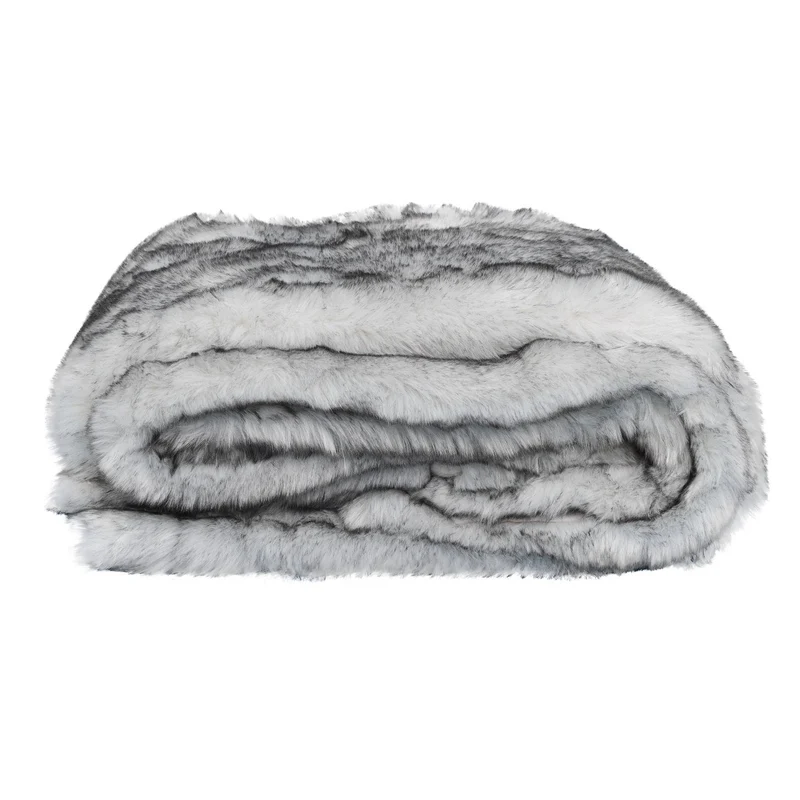 Felldecke Star Home Wohndecke Phoenix Webpelz Fell silber 150x200