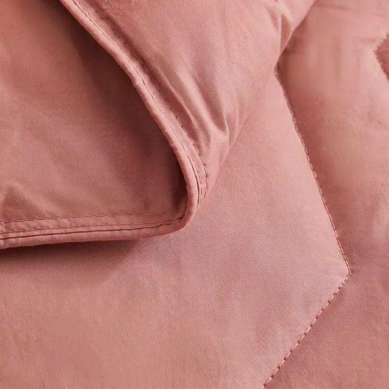 Wasbaar All Season Dekbed | Feather Down | Old Pink