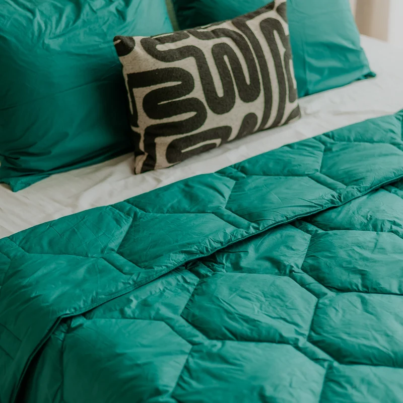 Wasbaar All Season Dekbed | Feather Down | Deep jungle