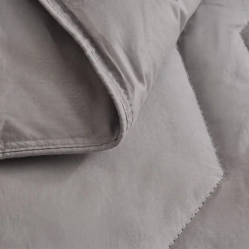 Wasbaar All Season Dekbed | Feather Down | Grey