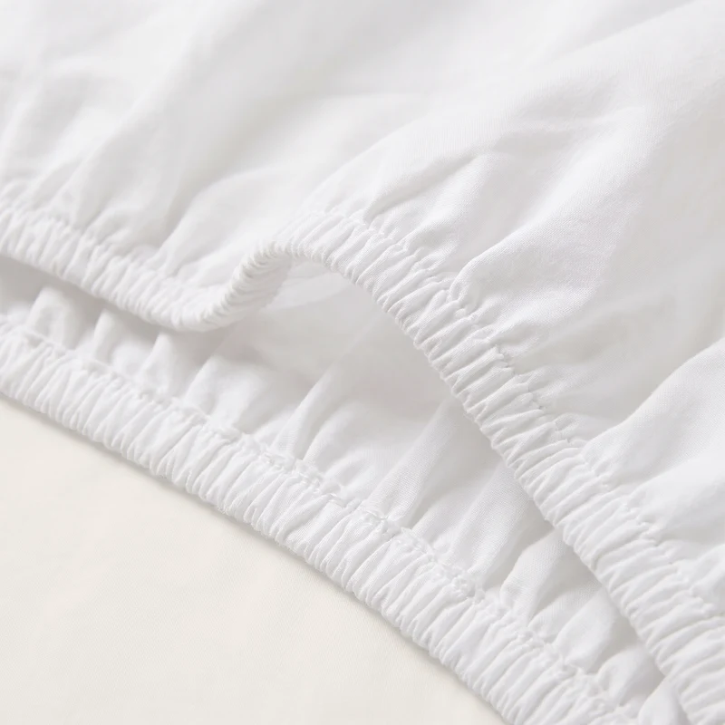 HappyBed Verkoelend Hoeslaken | Wit | 100% geweven Katoen
