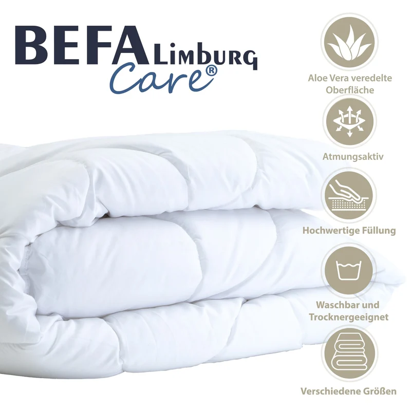 Mikrofaser Bettdecke mit Aloe Vera - Ganzjahreszeiten