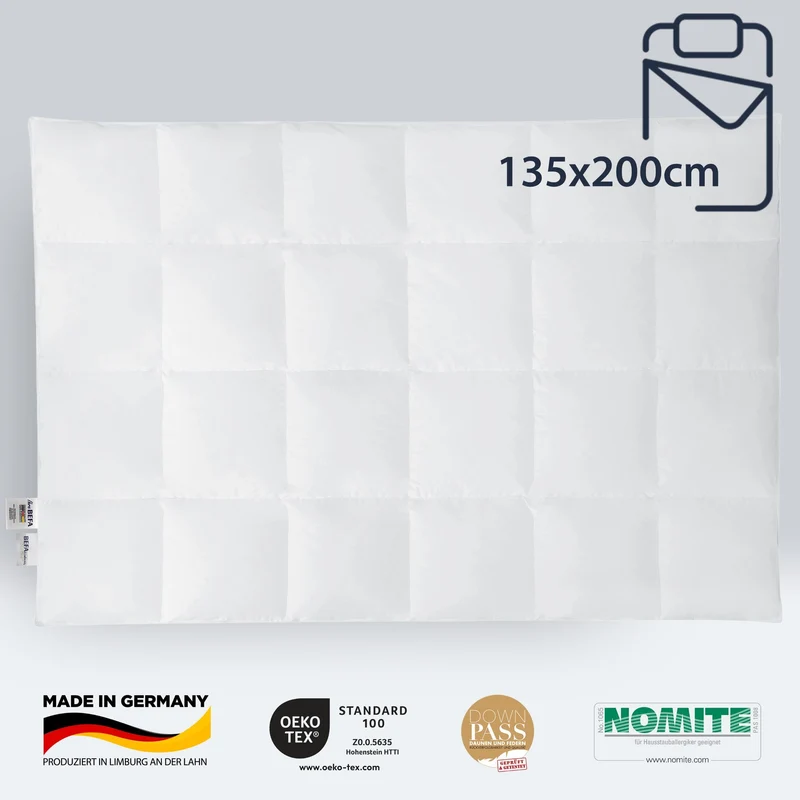 Daunendecke – 60% Daune, Winterdecke