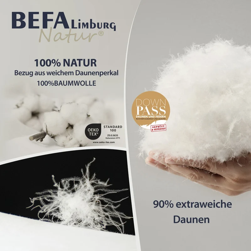 Daunenkissen - 90% Daunen