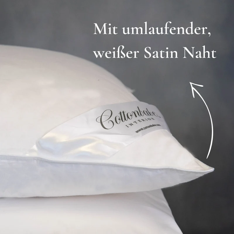 First Class Daunen Kopfkissen