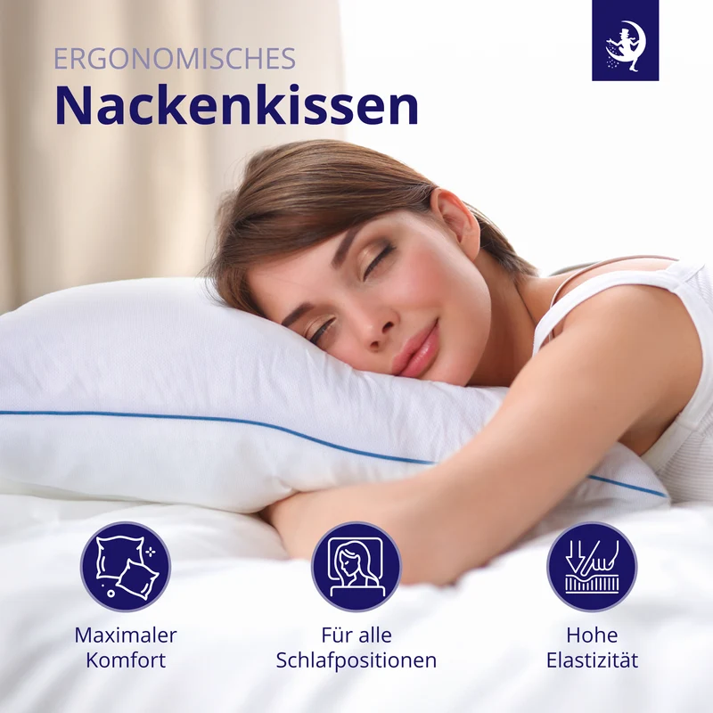 Memory Flakes Premium Kopfkissen - 40x80cm