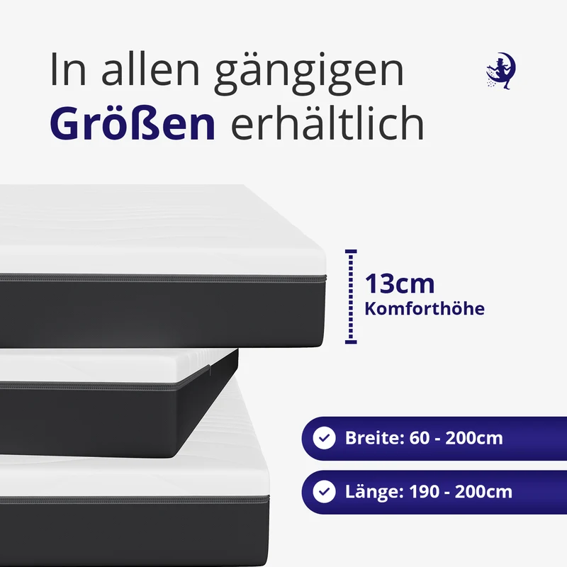 Ergo Support 13 – feste 7-Zonen Kaltschaummatratze