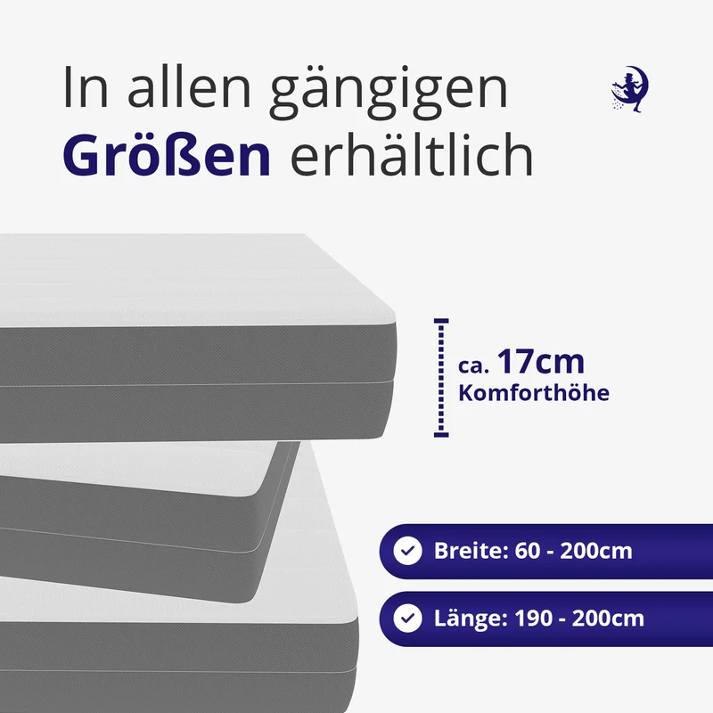 Ergo Support 17 – feste 7-Zonen Kaltschaummatratze