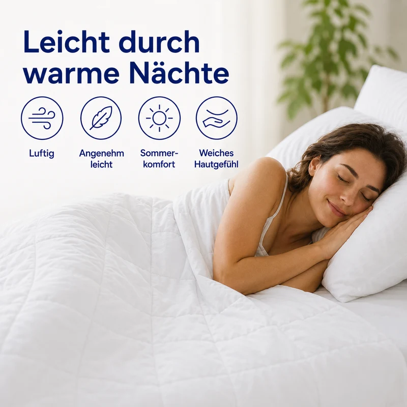Steppbettdecke Sommer