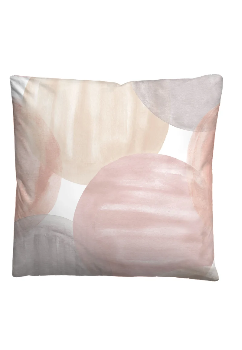 biberna Mako-Satin Bettwäsche Kreise – Gold (0614604)