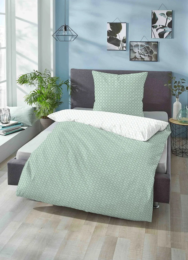 biberna Mako-Satin Bettwäsche Grafik Mix & Match (0636045)