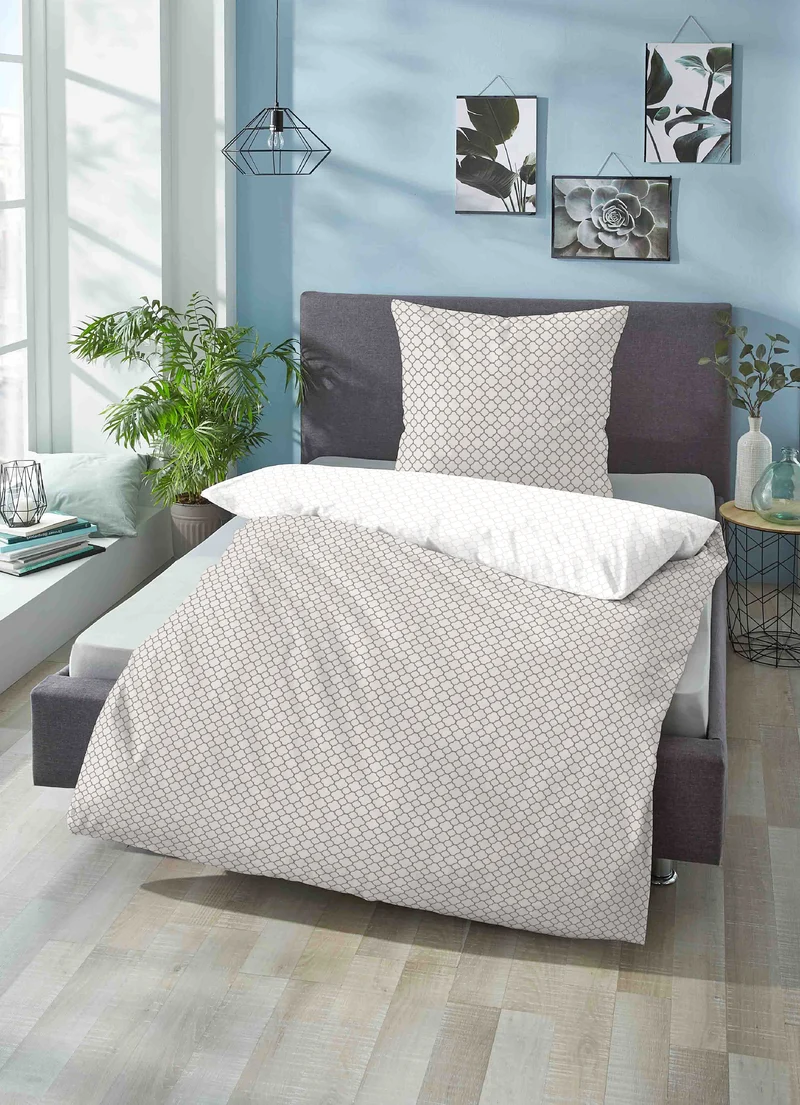 biberna Mako-Satin Bettwäsche Grafik Mix & Match (0636045)