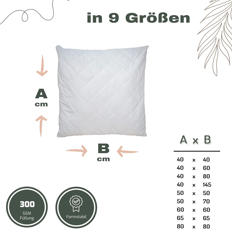 Livessa 80x80 Kopfkissen