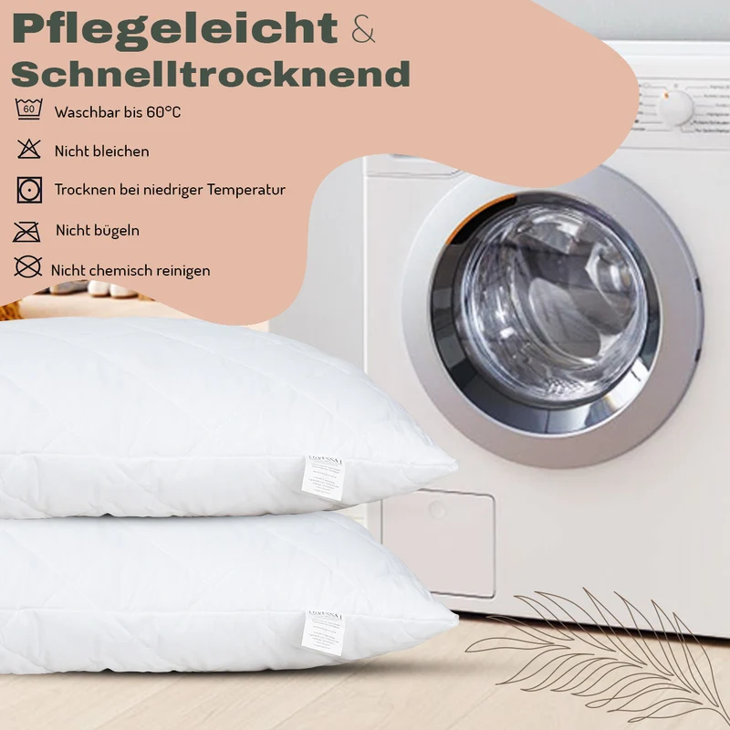 Livessa Bettdecke 200x200 Set mit 2er Kissen