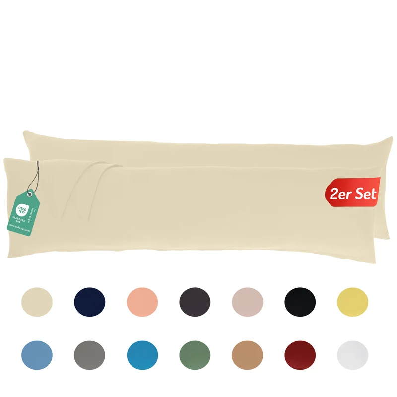 Livessa Creme Kissenbezug (2er Set)