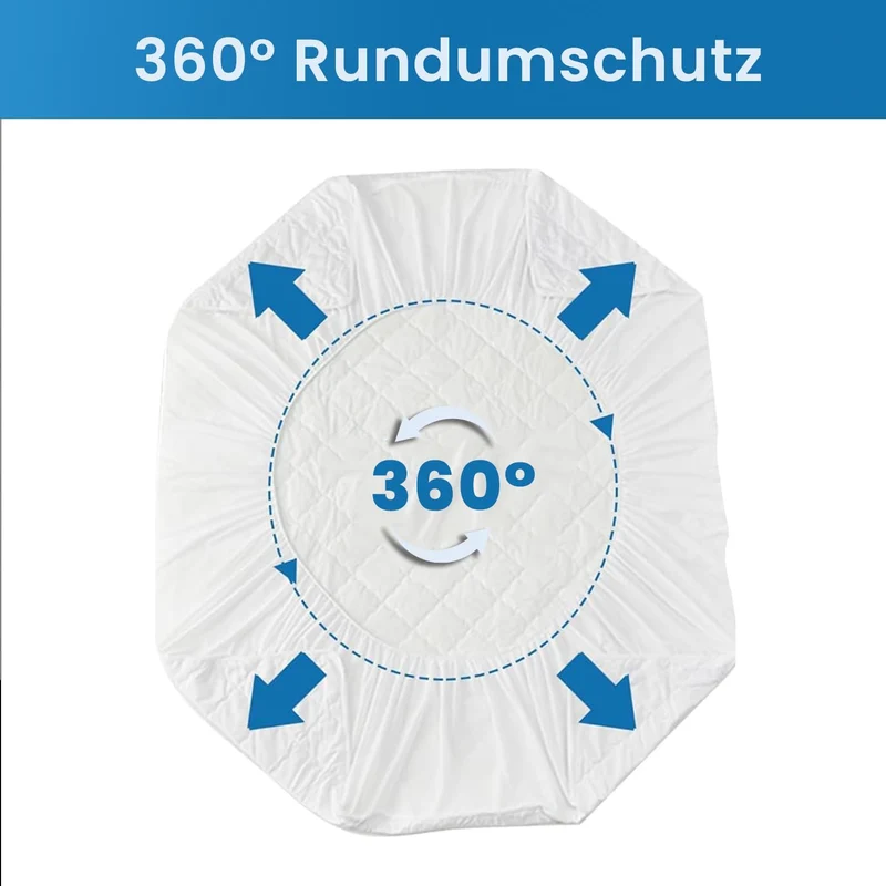 Livessa Gesteppte Matratzenschoner, wasserdicht