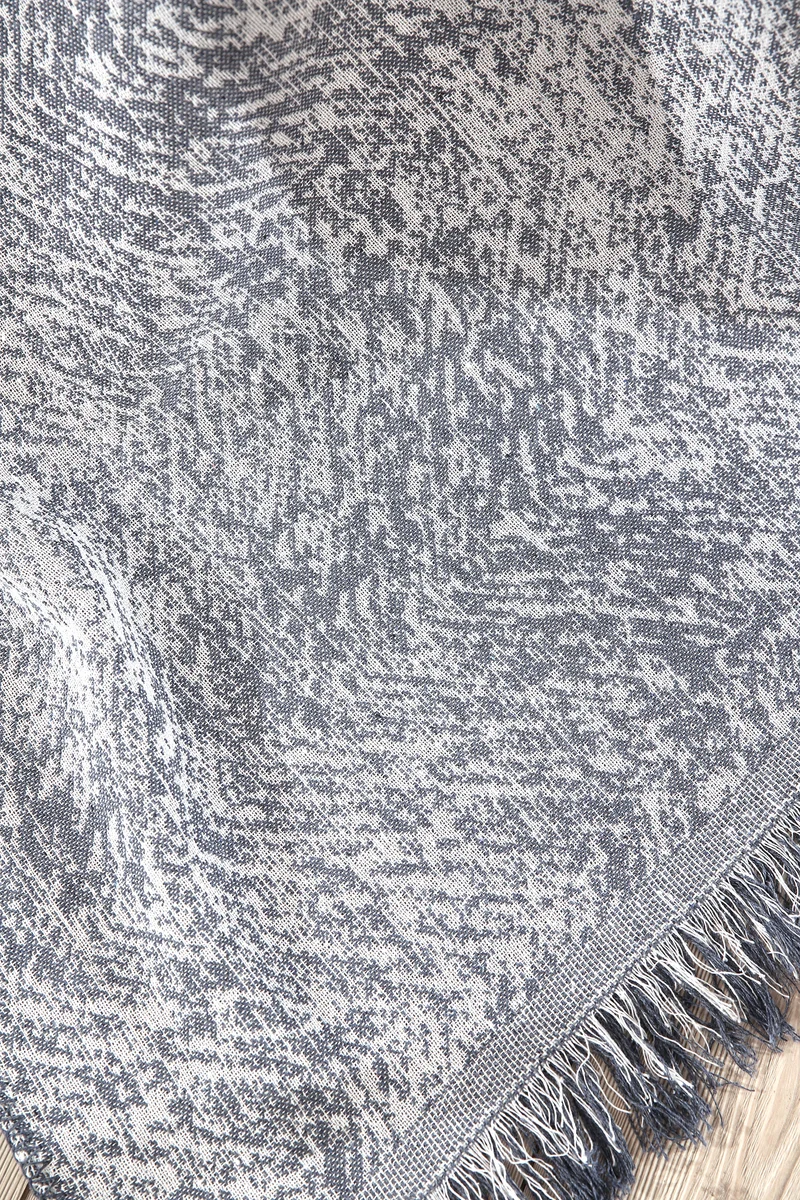 Jeansblau Tagesdecke
