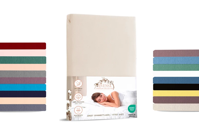 Livessa Creme Spannbettlaken