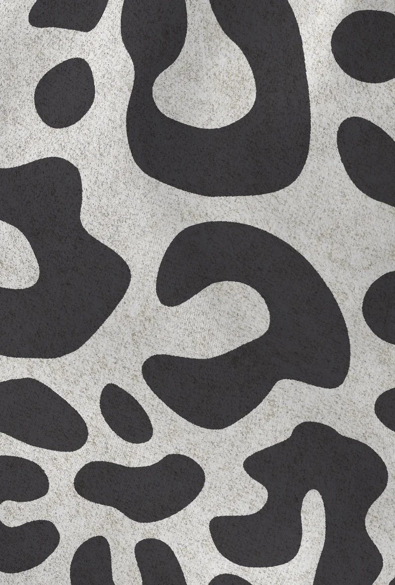biberna Melange-Flanell Bettwäsche Animal Print – Grau (0847267)