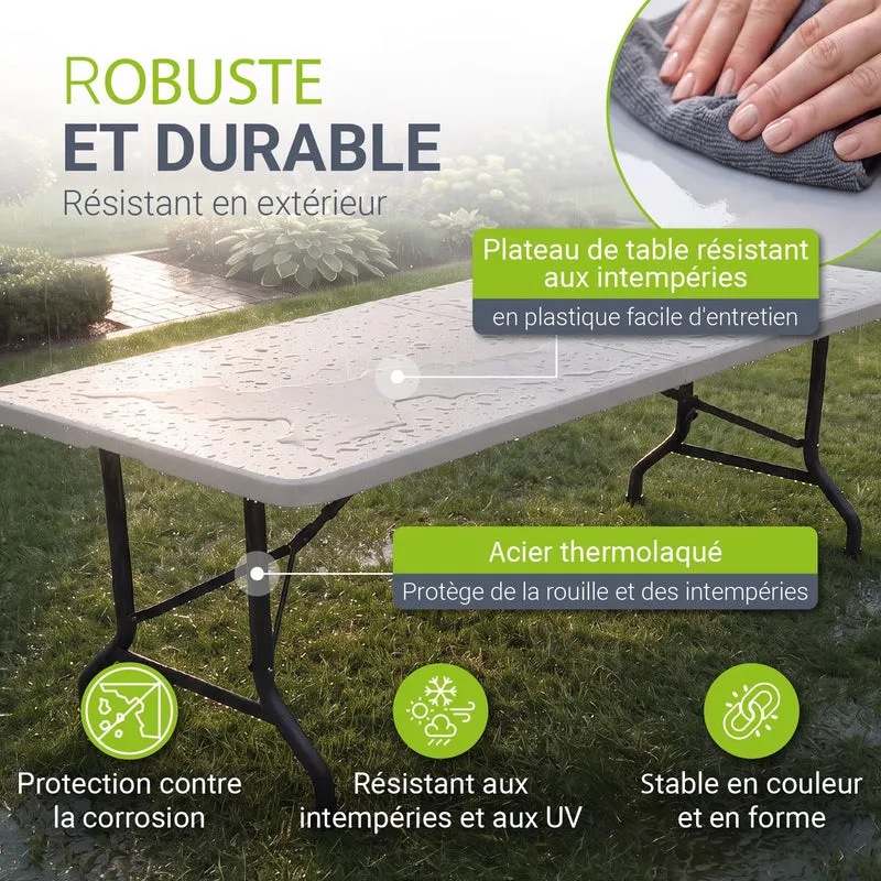 Klappbarer Gartentisch Easyfold