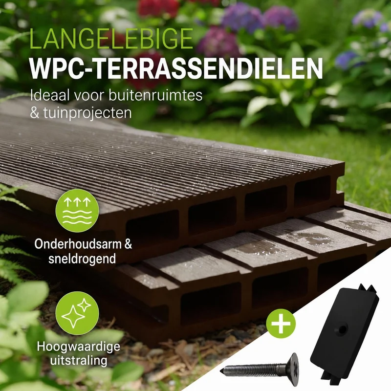 WPC Terrassendielen in Braun