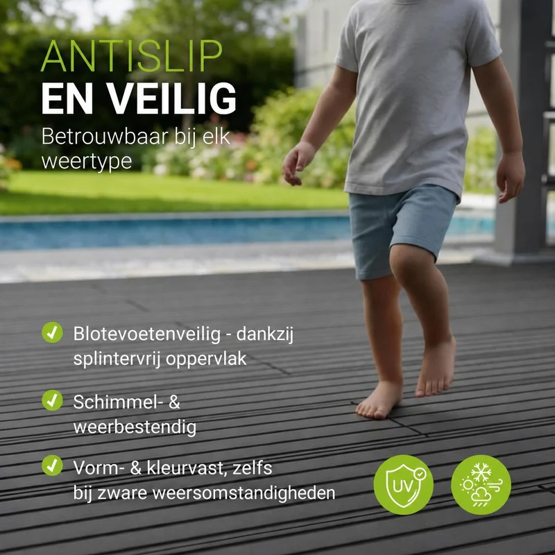 WPC Terrassendielen in Anthrazit