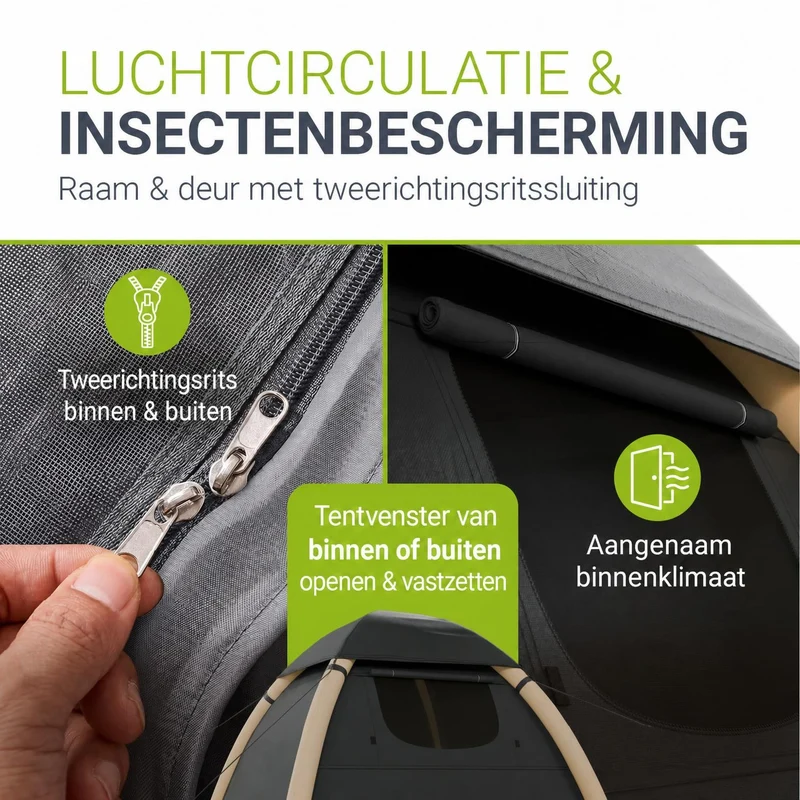 Campingzelt aufblasbar für 1-4 Personen