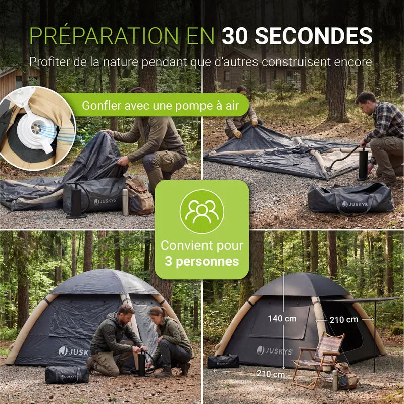 Campingzelt aufblasbar für 1-4 Personen