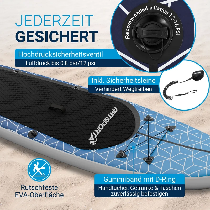 Stand Up Paddling Board mit Kajaksitz