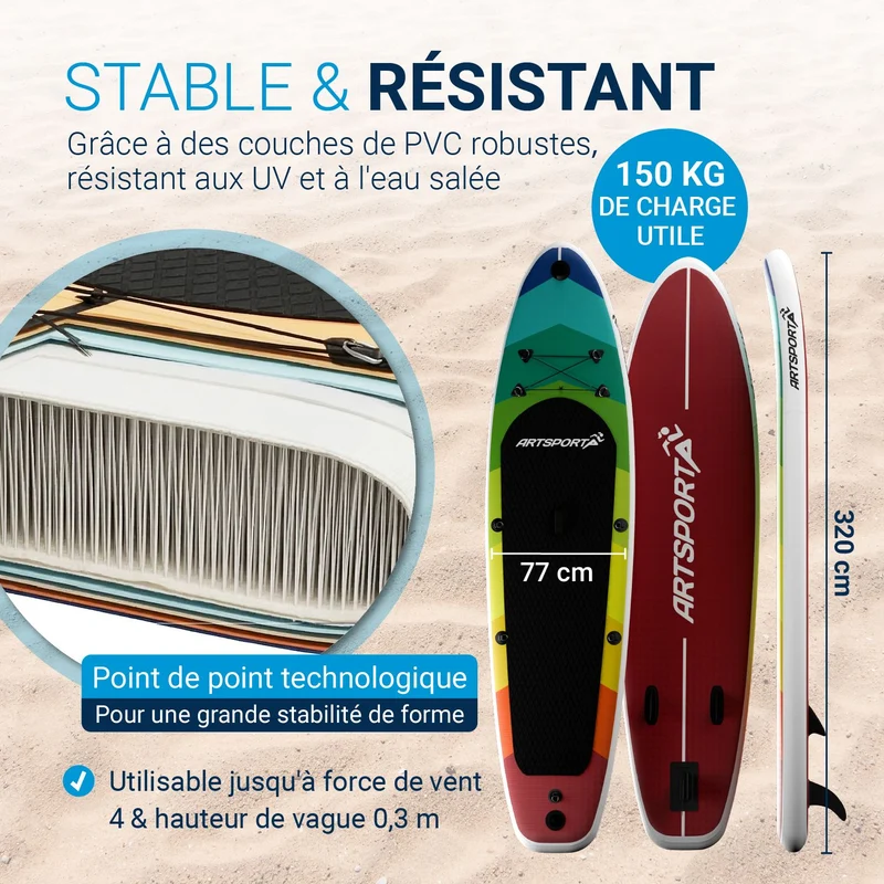 Stand Up Paddling Board mit Kajaksitz