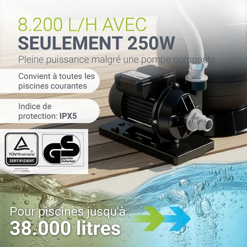 Sandfilteranlage für Pools bis 47m³