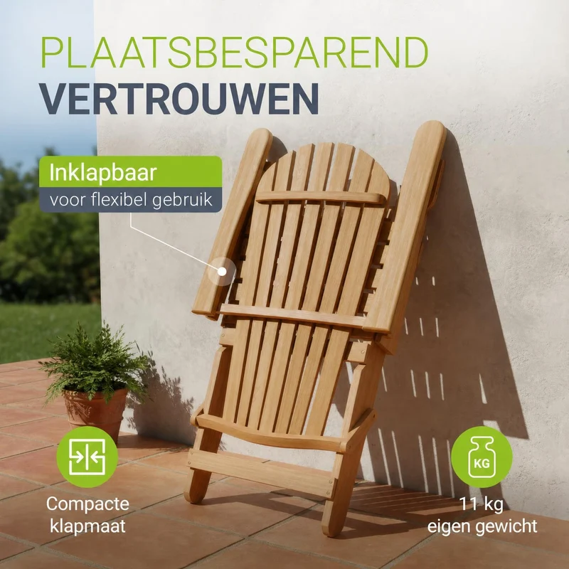 Gartenliegestuhl klappbar Korfu