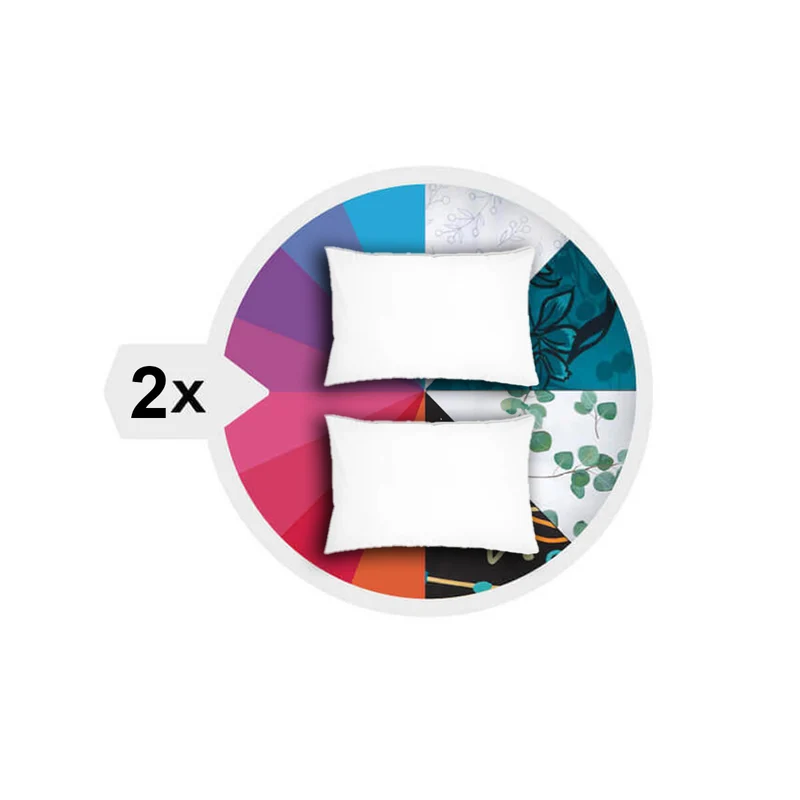 2x passende Kissen