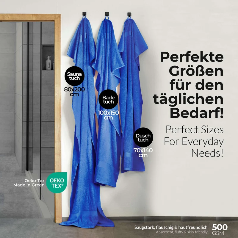 VBD-17 etérea Carli Handtuch Kollektion Duschtuch Badetuch Badvorleger - 100% Baumwolle
