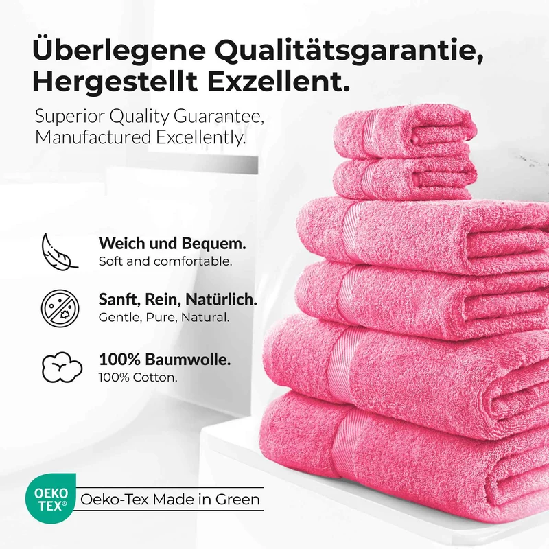 VBD-17 etérea Carli Handtuch Kollektion Duschtuch Badetuch Badvorleger - 100% Baumwolle